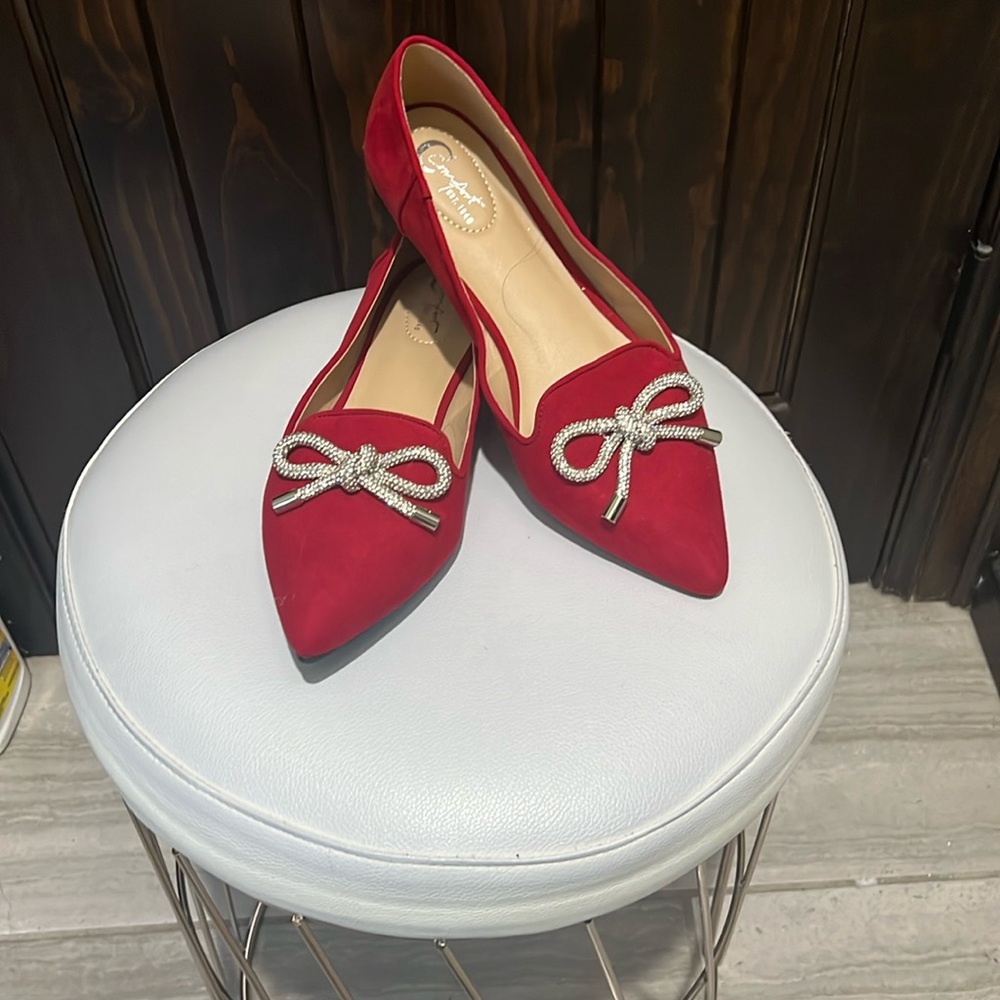 Deep Red Casual Shoes